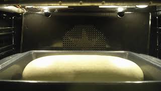 HD Time Lapse  Bread Rising and Baking [upl. by Sherrer]