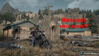 Days Gone Why wont my bike Accelerate or move [upl. by Winshell]