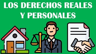 DERECHOS REALES Y DERECHOS PERSONALES  DERECHO CIVIL [upl. by Sirred591]