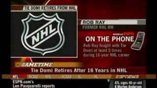 Tie Domi  Farewell Interview on ESPN [upl. by Lipsey308]