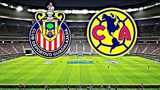 CHIVAS vs AMÉRICA  Jornada 12  Liga Mx Clausura 2024 4k [upl. by Idnem991]