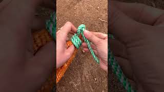 Aunt Hu teaches practical knots for tent cloth corner knots knots practical tips [upl. by Abramson414]