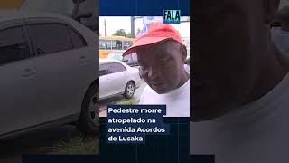 Pedestre morre atropelado na avenida Acordos de Lusaka [upl. by William]