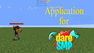 My application for dare smpdaresmps3application [upl. by Armat]