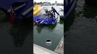 Wight Offshore pulls out at the Solent 80 offshoreracing powerboats ukopra batboat [upl. by Atiekahs]