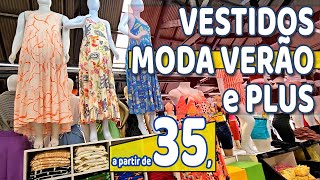 VESTIDOS MODA VERÃO e PLUS [upl. by Esilahc452]