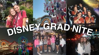 disney grad nite 2024 VLOG [upl. by Ymeraj458]