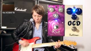 Suhr Riot vs Fulltone OCD V3 [upl. by Annaitsirhc]