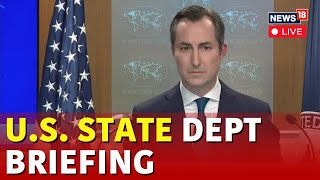 US News Live  United States Department Briefing By Mathew Miller  N18L  News18 Live [upl. by Ahsyad]