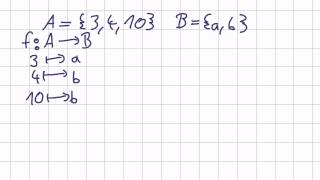 Mathematik für Informatik Studenten 27  Mengenlehre  Surjektiv [upl. by Eidnalem]