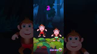 ChuChu TV NurseryRhymes Shorts – Five Little Monkeys Jumping On The Bed  ChuChuTV KidsSongs [upl. by Etnovad]