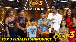 Shocking Top 3 Finalist Announce of Superstar Singer Season 3  Superstar Singer 3 Today Episode [upl. by Lalib]