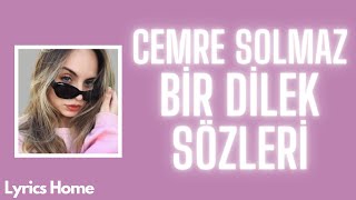 Cemre Solmaz  Bir Dilek SözleriLyrics [upl. by Oisacin769]