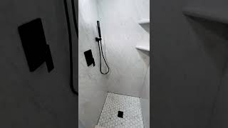 FlexStone Shower Surround  Hexagon Tile Shower Floor [upl. by Lilla]