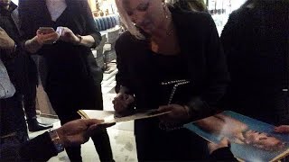 Kate Moss signing autographs in Paris [upl. by Bruckner407]