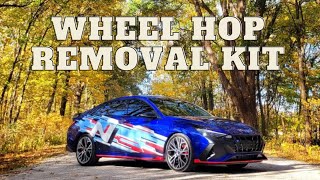 2022 Elantra N N75 Motorsports Inexpensive Powerflex Wheel Hop Removal Delete Kit [upl. by Rodie819]