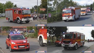 Einsatzfahrten Tag der offenen Tür Feuerwehr Heiligenhaus 2016 [upl. by Bow]