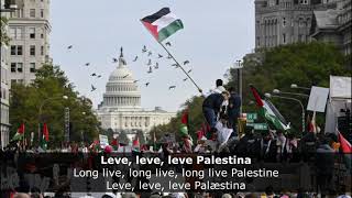 Leve Palestina Krossa Sionismen Swedish English and Danish lyrics [upl. by Ingar]