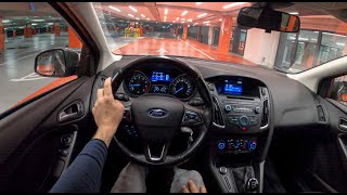 Ford Focus Night  POV Test Drive 554 Joe Black [upl. by Arimaj]