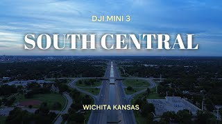 Drone Flies Over I135 Canal in Wichita Kansas [upl. by Emolas914]