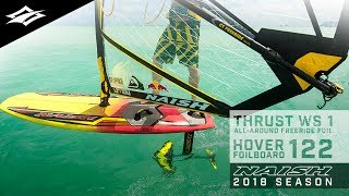 2018 Naish Thrust WS 1 Foil amp Hover 122 Foilboard [upl. by Asillam]