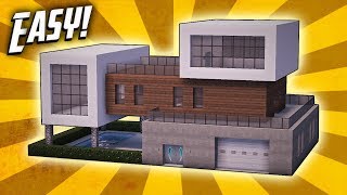 Minecraft How To Build A Modern Mansion House Tutorial 29 [upl. by Gehlbach968]