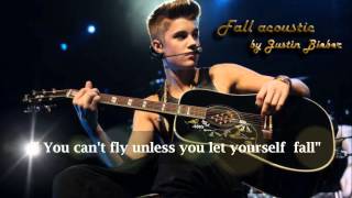 Fall  Justin Bieber Karaoke HD [upl. by Red]