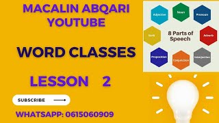 AfSomaali ku baro Eight part speech  lesson 2 [upl. by Neill815]