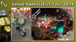 Vespa Spekulatius Tour 2024  mit 350 Vespen durch Köln 🛵 [upl. by Bascio]