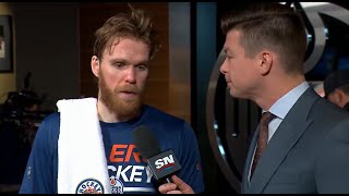 McDavid after winning Game 4  29052024 [upl. by Atile]