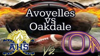 Louisiana High School Football Avoyelles vs Oakdale [upl. by Anoirtac]