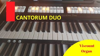 Viscount Cantorum Duo Electronic Organ [upl. by Etteniuq]