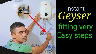 how to install geyser  racold water heater installation  Water Geyser Installation [upl. by Liane25]