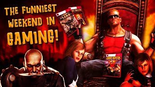 The Duke Nukem Bulletstorm Deathstream The Funniest Weekend in Gaming and MM X4 [upl. by Ahsinev]