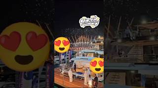 Boat show fire works 2024 late video 🥺  Qatar 🇶🇦😍viralshort trendingshorts [upl. by Elleinnod]