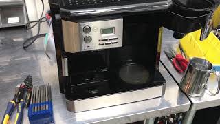 Delonghi Espresso Coffee Maker Test After Fuse Replacement [upl. by Crelin]