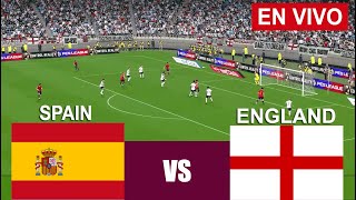 LIVE  Spain vs England  THE FINAL  UEFA EURO 2024 I LIVE STREAMING I video game simulation [upl. by Baker761]