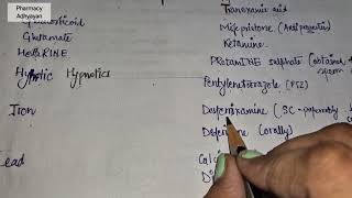 Antidotes  Drugs and their antidotes  Antagonists  Pharmacology  GPAT  NIPER  PHARMACIST [upl. by Osbourne837]