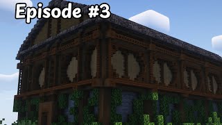 72 VILLAGER TRADING HALL  Minecraft Survival Ep3 [upl. by Wieche203]