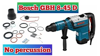 Restoration Bosch Rotary Hammer GBH 845 D no percussion [upl. by Lindholm]