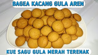 KUE BAGEA GULA MERAH  KUE SAGU GULA MERAHTANPA CETAKAN DENGAN CARA PRAKTIS [upl. by Rebmik]