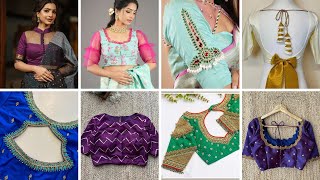 Stylish Fancy Net Blouse Design  Saree Blouse Designs  Saree Blouse Designs Front And Back [upl. by Awhsoj]