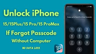 How to Unlock iPhone Without Passcode  Remove Screen Lock Without Password No Data Losing [upl. by Theron]