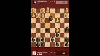 New Blitz game 3 minutes chessgame chesscom chessbaseindia [upl. by Ecerehs702]