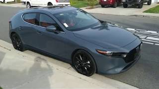 2019 Mazda3 Manual Polymetal Grey Red Interior Owners Review [upl. by Morey993]