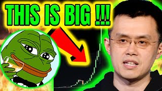 PEPE COIN PRICE PREDICTION 🔥 TODAY IS THE DAY🌩🐸🐳 BINANCE  🐸 PEPE NEWS [upl. by Aesoh830]