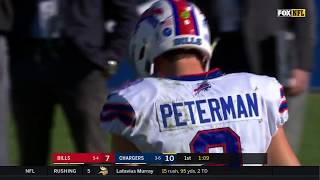 Nathan Peterman Throws 5 INTs in First Half of First NFL Start  Bills vs Chargers  NFL Wk 11 [upl. by Bust]