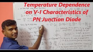 Temperature Dependence on V I Characteristics of PN Junction Diode [upl. by Leihcim]