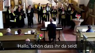 Hallo Schön dass ihr da seid Musik und Text Alex Bergstedt für den Samtenser Frauenchor [upl. by Anneyehc143]