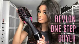 REVLON ONESTEP HAIR DRYER  Review amp Tutorial [upl. by Caressa702]